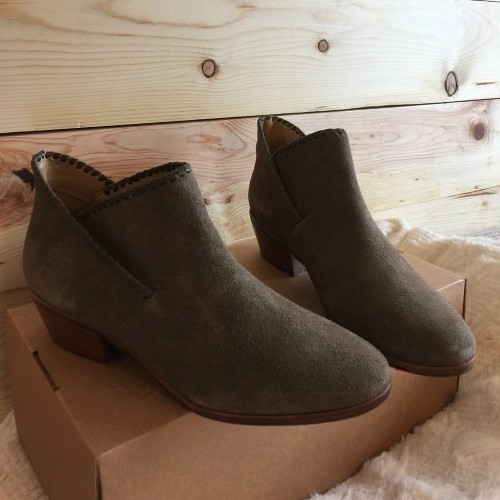 Green Jack Rogers ankle boots/booties size 10